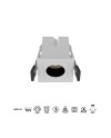 BLAU * FOCO EMPOTRAR 1L 3W  3000K BLANCO